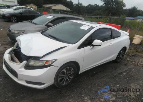 2013 Honda Civic Ex z USA, uszkodzony, nr VIN 2HGFG3B82DH501887